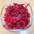 えいてぃえいと's cooksnap of when they made ビーツの塩昆布和え.