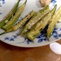 向日葵くっく's cooksnap of when they made 食材1つ☆下茹でなし！オクラのチーズ焼き.