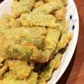 longTAKY's cooksnap of when they made モロッコいんげんのごま天ぷら.
