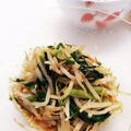 クックE662AA☆'s cooksnap of when they made ピリ辛☆ニラもやしナムル.