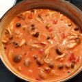 みこひろママ's cooksnap of when they made 鶏もも肉ときのこのトマトクリームソース煮.
