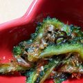 aazzちゃん's cooksnap of when they made 大量消費、ゴーヤの塩昆布とかつお節の佃煮.