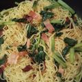 yunapi☆'s cooksnap of when they made 小松菜とベーコンで塩焼きそば.