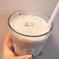 あちゃんママ34's cooksnap of when they made 簡単☆冷凍いちごとバナナのスムージー.