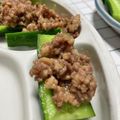 toshio39's cooksnap of when they made 簡単！きゅうりの肉味噌☆.