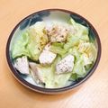 ★ぴよぴよ501★'s cooksnap of when they made サラダチキンとキャベツの簡単あえもの.