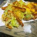 ❤️かわだん❤️'s cooksnap of when they made キャベツと竹輪のかき揚げ.