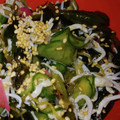 ブランシュkuu's cooksnap of when they made 決定版！きゅうり・わかめ・しらすの酢の物.