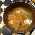 なーみなみ's cooksnap of when they made 焼きネギの味噌汁.