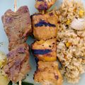 Lake☆Erie's cooksnap of when they made バーベキュー串焼き　野菜がたっぷり取れる.