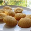 みるく茶's cooksnap of when they made * はちみつレモンのマドレーヌ *.