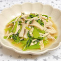 ゆづキッチン's cooksnap of when they made 裂くと美味♪鶏胸肉と小松菜の中華炒め.
