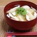 Yukiまむ's cooksnap of when they made 簡単！！ 筍と 豆腐 きのこのお吸い物.