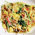 ｻﾞ・ワンピース's cooksnap of when they made 水菜とカニカマで､フーヨーハイ風.