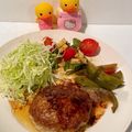 kunyama's cooksnap of when they made 糖質制限◆牛脂で簡単ジューシーハンバーグ.
