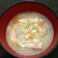 ACORN1208's cooksnap of when they made 鮭のアラで！具だくさん石狩汁.
