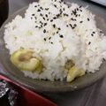 ちちょーん's cooksnap of when they made 炊飯器で簡単！栗ごはん.