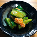 たおえり's cooksnap of when they made 本技キムチときゅうりの和え物.