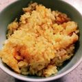 まーさんれなさん's cooksnap of when they made 炊飯器で☆えびピラフ.