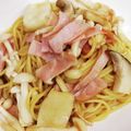 さおりらっくま's cooksnap of when they made 茸の醤油バター～和風パスタ～.