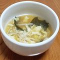 msft5632's cooksnap of when they made なめたけ入りふわふわ卵のフカヒレ風スープ.