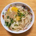 しましまあひる's cooksnap of when they made ごまねぎ玉うどん（冷）.