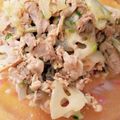 ★shoko05★'s cooksnap of when they made ＊私の常備菜♪蓮根と豚肉の南蛮風＊.