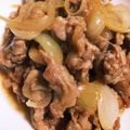 ciomam's cooksnap of when they made しゃぶしゃぶ用お肉で旦那も唸る生姜焼き.
