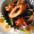 ☆海ママ☆'s cooksnap of when they made ちくわ＆えんどう✿焼肉タレ炒め♡.