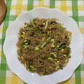 Kirin♬'s cooksnap of when they made 簡単☆もやしと豚ひき肉の炒め物☆.