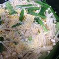 あちたんまん！'s cooksnap of when they made ニラとえのきの中華スープ.
