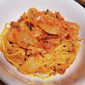 あおやがら's cooksnap of when they made 味付け塩のみ！缶詰で♪鯖とトマトのパスタ.