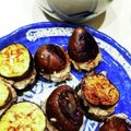 nonopeko's cooksnap of when they made なすの豚ミンチはさみ焼き.