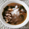 akoreana's cooksnap of when they made いわしの蒲焼缶で簡単ぶっかけ蕎麦.
