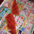 松潤LOVE♥️♥️'s cooksnap of when they made キレイ！甘く感じる！！スイカの切り方.
