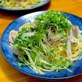 yujif's cooksnap of when they made 豚バラと茗荷と大葉で薬味たっぷり和パスタ.
