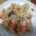 クックLOPWLE☆'s cooksnap of when they made 残ったお寿司でめちゃうま海鮮チャーハン♡.