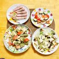 komutatata's cooksnap of when they made ズッキーニとパプリカのガーリックマヨ焼き.