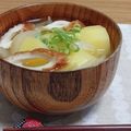 Yukiまむ's cooksnap of when they made じゃが芋と竹輪のお味噌汁.
