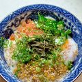 ♪ゆかたん♡'s cooksnap of when they made 夏のまぜそば！汁なし山芋明太子釡玉うどん.
