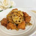 結真は道産子♪'s cooksnap of when they made 食べ過ぎ注意★鶏肉と根菜の甘辛揚げ.
