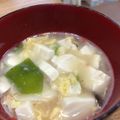 りんごママ_1986's cooksnap of when they made トロトロ～♪カニカマ豆腐卵スープ.