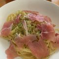 ☆みーも☆'s cooksnap of when they made おいしい♡かんたん♡生ハムペペロンチーノ.