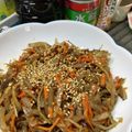 とらおマミー's cooksnap of when they made ラカントでヘルシー☆きんぴらごぼう.