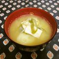 龍青空ママ's cooksnap of when they made 長ネギとじゃがいものお味噌汁.