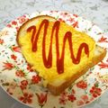 龍青空ママ's cooksnap of when they made 朝食に♪簡単素早く卵トースト！.