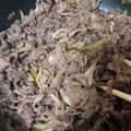 ピチョパン屋さん's cooksnap of when they made 牛肉と舞茸、牛蒡の炒め煮（時雨煮風）.