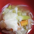 AiYuKE's cooksnap of when they made 健康的☆たっぷり野菜の味噌汁.