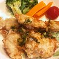 丘のタヌキちゃん's cooksnap of when they made フライパン揚げ鶏胸肉のシソさっぱり油淋鶏.