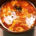クックAYRPUZ☆'s cooksnap of when they made 簡単☆トマト缶でかき卵の酸辣トマトスープ.